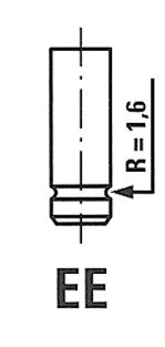 Exhaust valve fits - fits:, mitsubishi