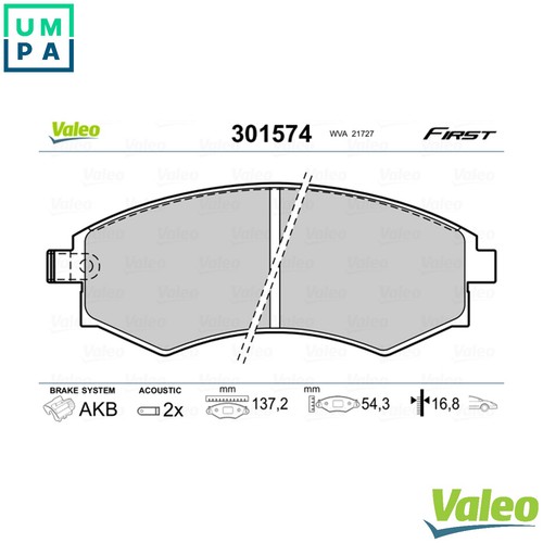 Brake pad set disc - brake,